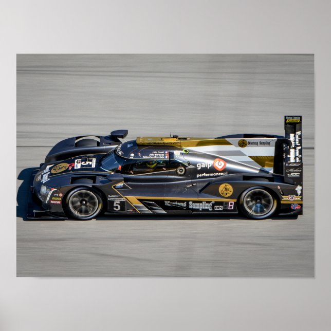 Affiche de la voiture de course #5 (Devant)