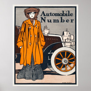 Affiche de la Voiture Vintage