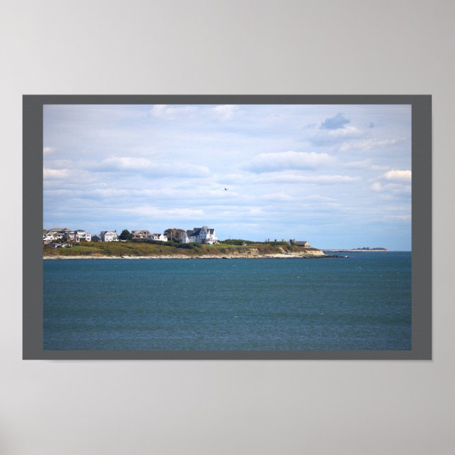 Affiche de la vue océanique de Rhode Island (Devant)