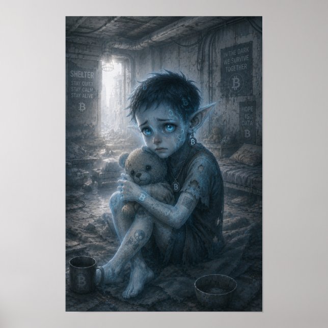 Affiche de l'Abri antiatomique / Orphelin / Solitu (Devant)