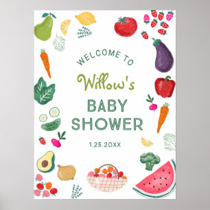 Affiche de l'Affiche de bienvenue de Baby shower c