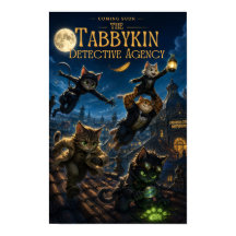 Affiche de l'Agence de détectives Tabbykin – Éditi