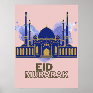 Affiche de l'Aïd  Affiche de l'Aïd Moubarak