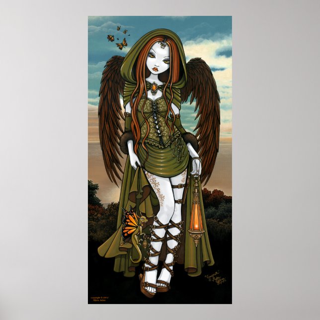 Affiche de l'ange de la lanterne du dragon du couc (Devant)