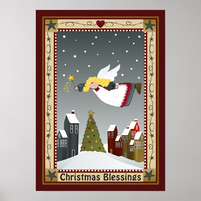 Affiche de l'Ange de Noël (Devant)