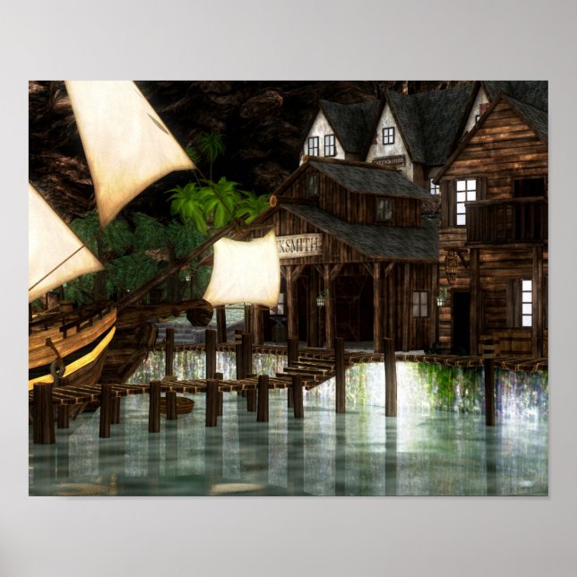 affiche de l'anse de pirates fantômes (Devant)