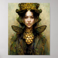 Affiche de l'apiculteur Fae Imaginaire Art