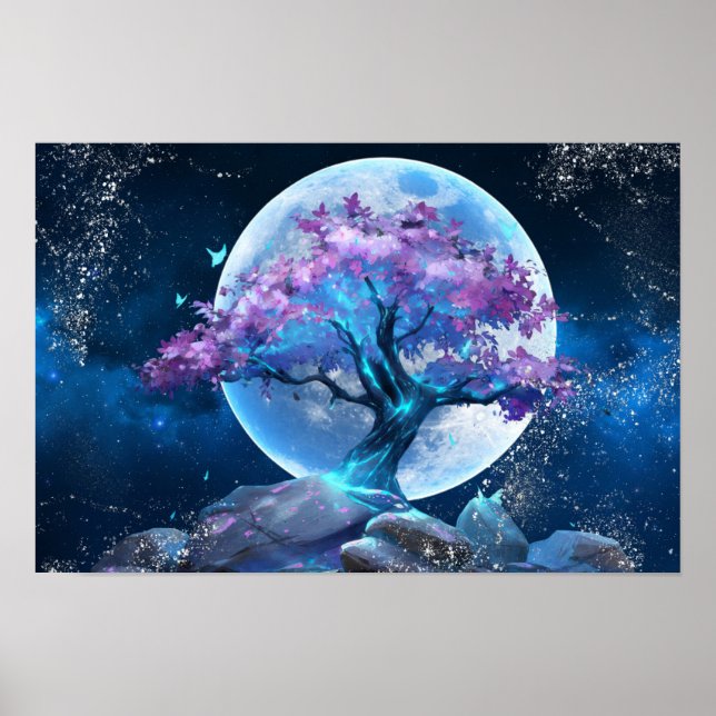 Affiche de l'arbre de la lune (Devant)
