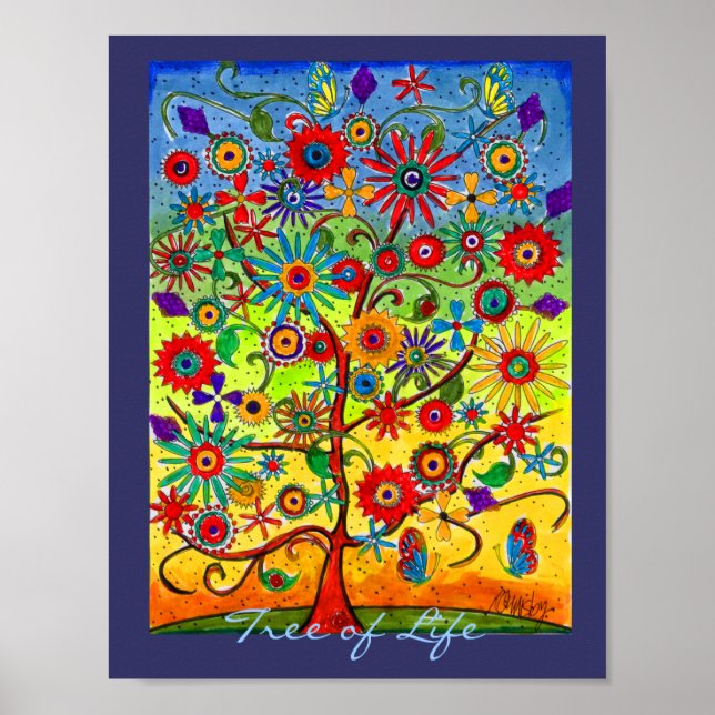 Affiche de l'arbre de vie (Devant)