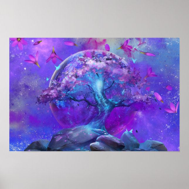 Affiche de l'arbre lunaire (Devant)
