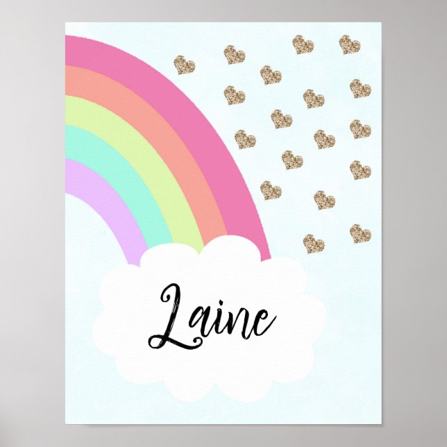 Affiche de l'arc droit des arcs-en-ciel de la sœur (Devant)