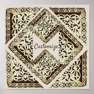 Affiche de l'architecture du temple islamique Thun