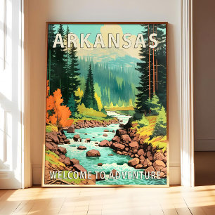Affiche de l'Arkansas State Scenery Poster, Art ré