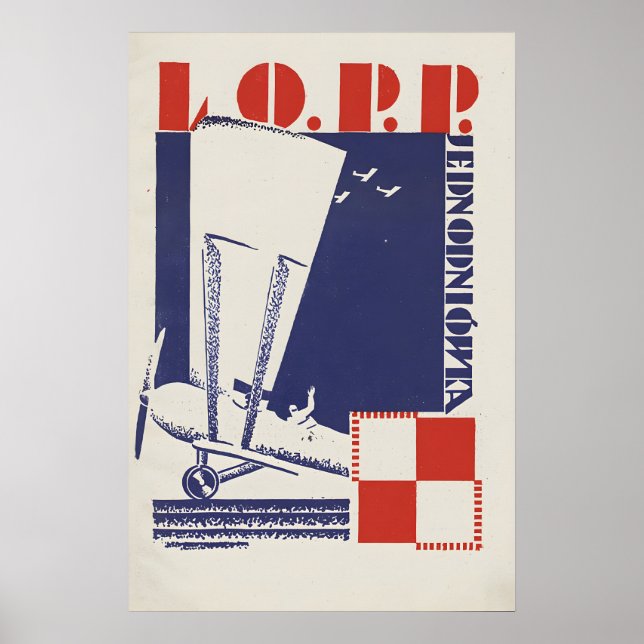 Affiche de l'armée de l'air polonaise Organisation (Devant)