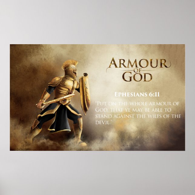 Affiche de l'armure de Dieu (Devant)