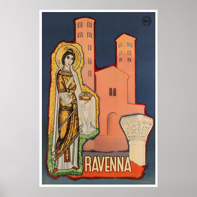 Affiche de l'art de Ravenne Italie Impression de v (Devant)