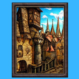 Affiche de l'Art numérique de l'Imaginaire du Roya