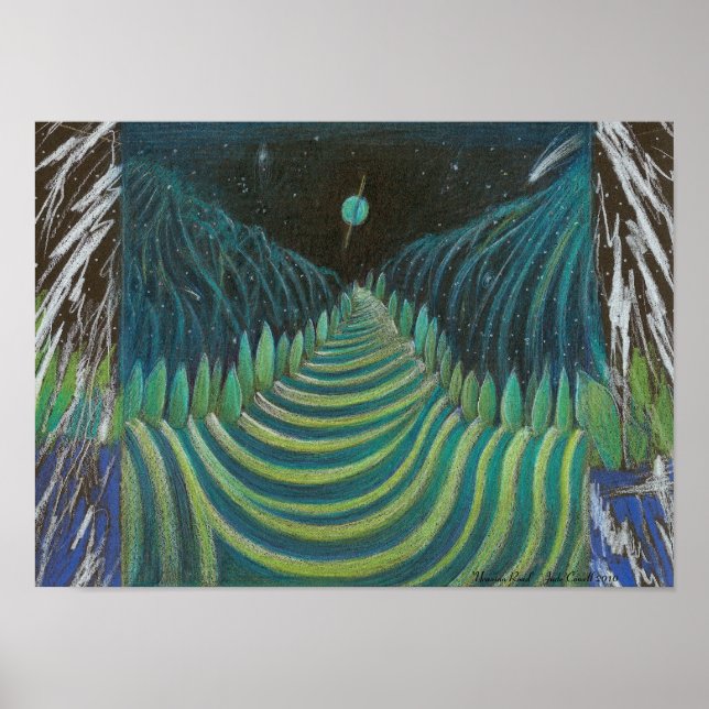 Affiche de l'art routier iranien par Jude Cowell (Devant)