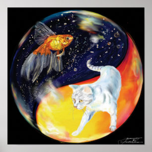 Affiche de l'art Yinyang