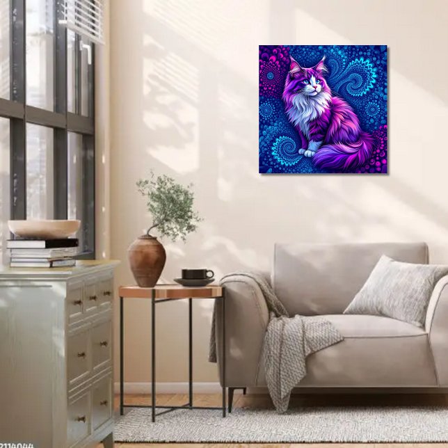 Affiche de l'ASMR Purple Cat Fractals (Créateur téléchargé)