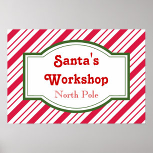 Affiche de l'atelier du Père Noël