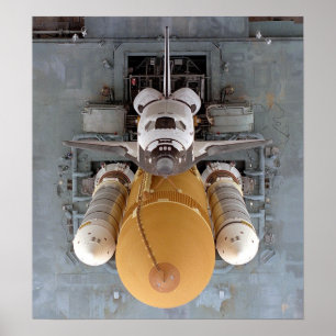 Affiche de l'Atlantide de navette spatiale