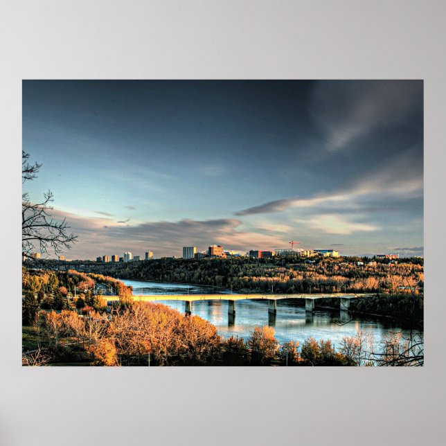 Affiche de l'automne à Edmonton (Devant)