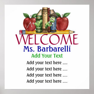 Affiche de l'école / bibliothèque - SRF