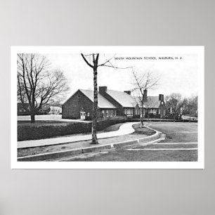 Affiche de l'école du sud CA 1936 de montagne