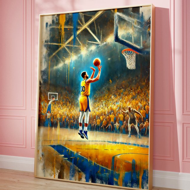 Affiche de légende de basket-ball – Sport inspiran (Créateur téléchargé)