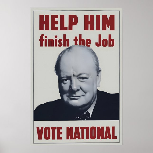 Affiche de l'élection de 1945 Parti conservateur b (Devant)
