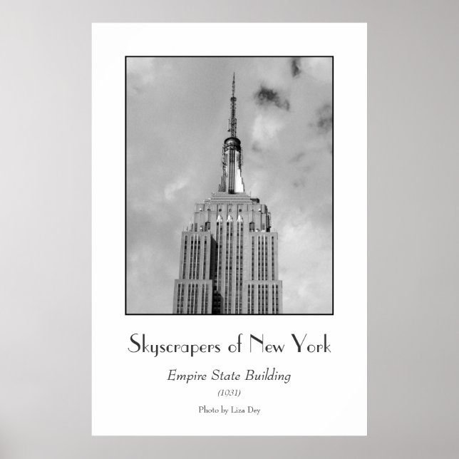 Affiche de l'Empire State Building (Devant)
