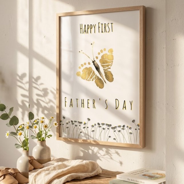 Affiche de l'empreinte de papillon pour la premièr (Créateur téléchargé)