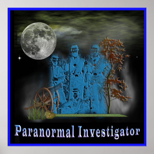 affiche de l'enquêteur paranormal (Devant)