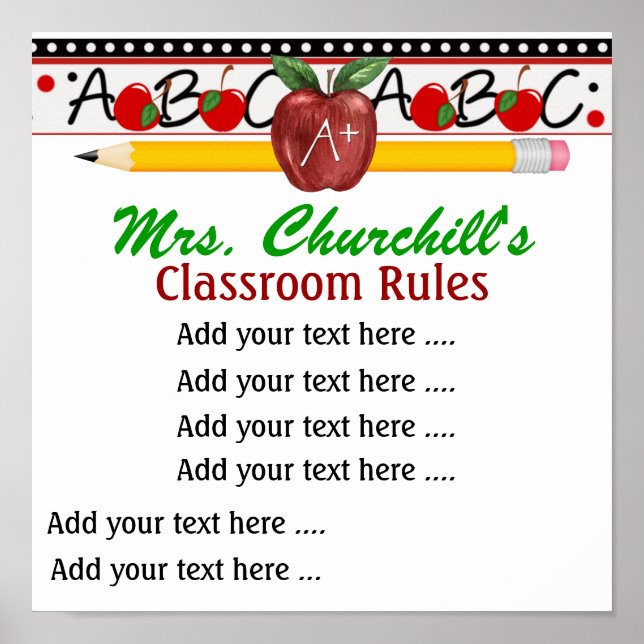 Affiche de l'enseignant de l'école - SRF (Devant)