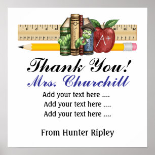 Affiche de l'enseignant de l'école - SRF