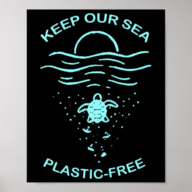 Affiche De l'environnement Protection Plastic Gratuit Swea (Devant)