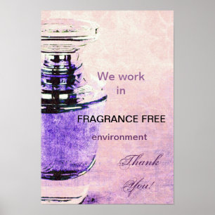 Affiche de l'environnement sans parfum