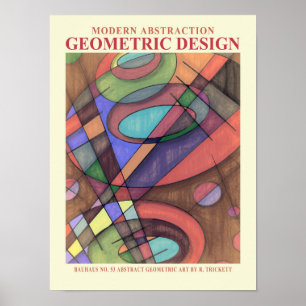 Affiche de l'EP Abstrait Géométrique No. 3