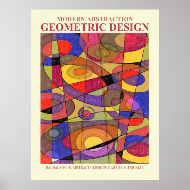 Affiche de l'EP Abstrait Géométrique No. 4 (Devant)