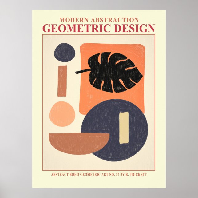 Affiche de l'EP Abstrait Géométrique No. 7 (Devant)