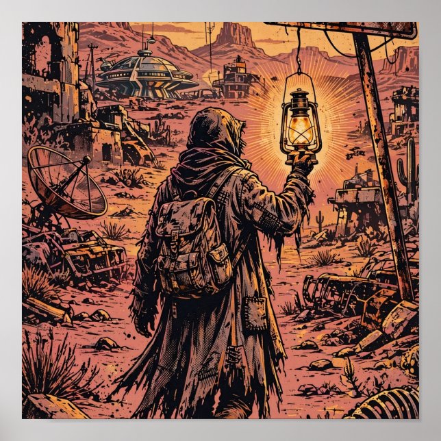 Affiche de l'Errant de la Terre Dévastée (Devant)