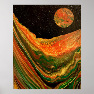Affiche de l'espace cool, affiche de science-ficti