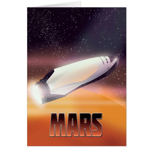 Affiche de l'espace de Mars (Devant)