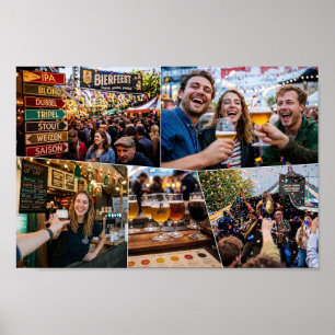 Affiche de l'esprit du Festival de la bière artisa