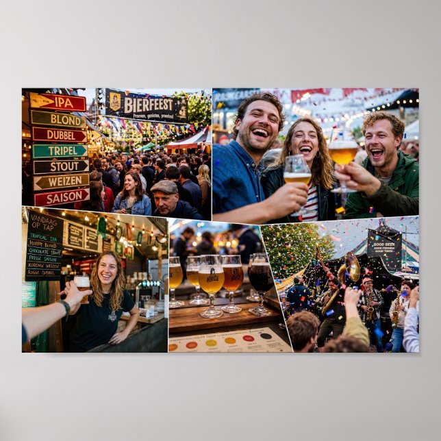 Affiche de l'esprit du Festival de la bière artisa (Devant)