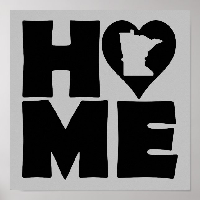 Affiche de l'État du Cœur de la Maison du Minnesot (Devant)