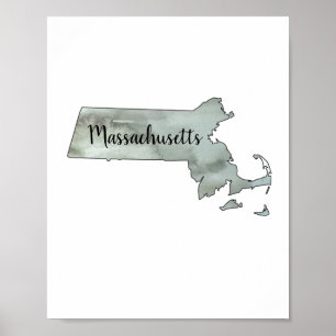 Affiche de l'État du Massachusetts