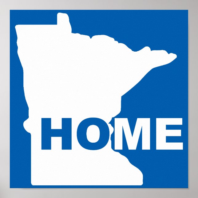 Affiche de l'État du Minnesota loin de chez soi (Devant)