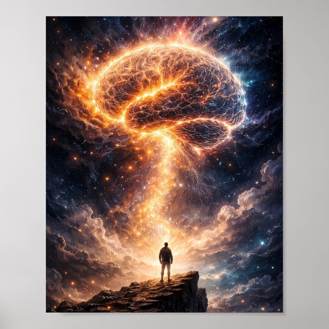 Affiche de l'éveil de l'esprit cosmique (Devant)